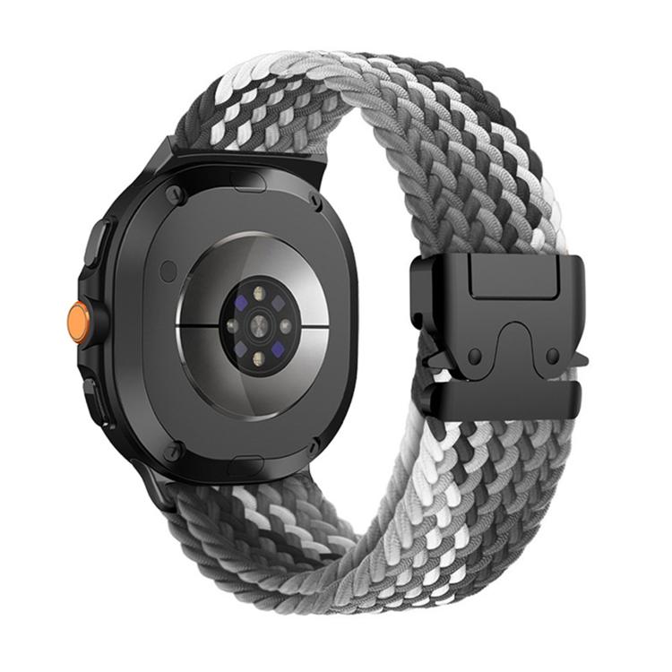 For Samsung Galaxy Watch8 / Watch8 Classic Parachute Buckle Elastic Nylon Braided Watch Band