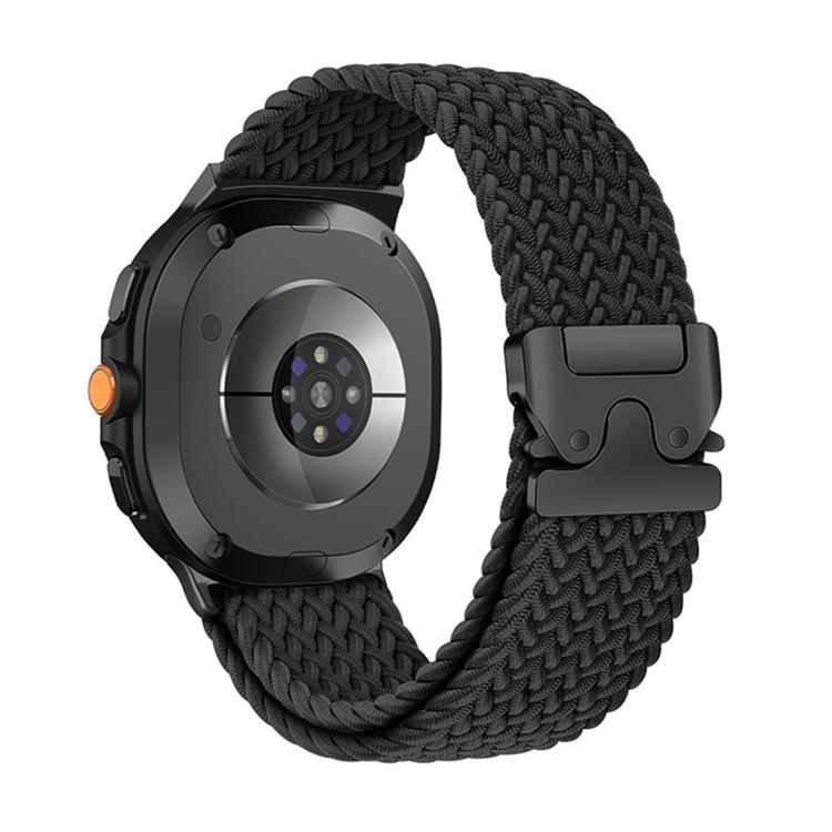 For Samsung Galaxy Watch8 / Watch8 Classic Parachute Buckle Elastic Nylon Braided Watch Band