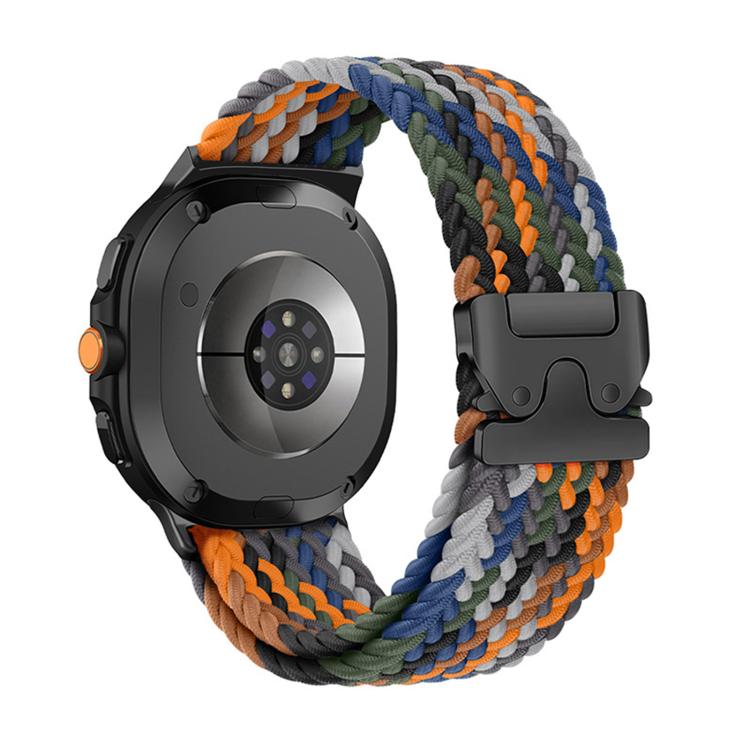 For Samsung Galaxy Watch8 / Watch8 Classic Parachute Buckle Elastic Nylon Braided Watch Band