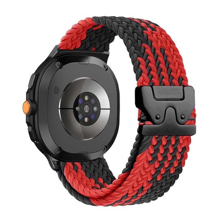 For Samsung Galaxy Watch8 / Watch8 Classic Parachute Buckle Elastic Nylon Braided Watch Band