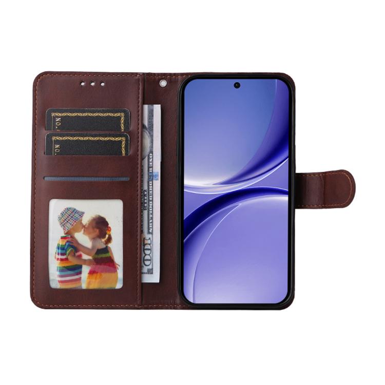 For Xiaomi Poco X8 Pro 5G ENKAY Card Wallet Calf Texture Leather Phone Case with 0.18mm High Aluminum-silicon Glass Film