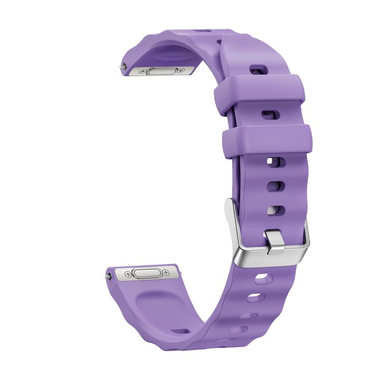 For Huawei Watch GT 6 41mm Press Button Quick Release Silver Buckle Solid Color Silicone Watch Band