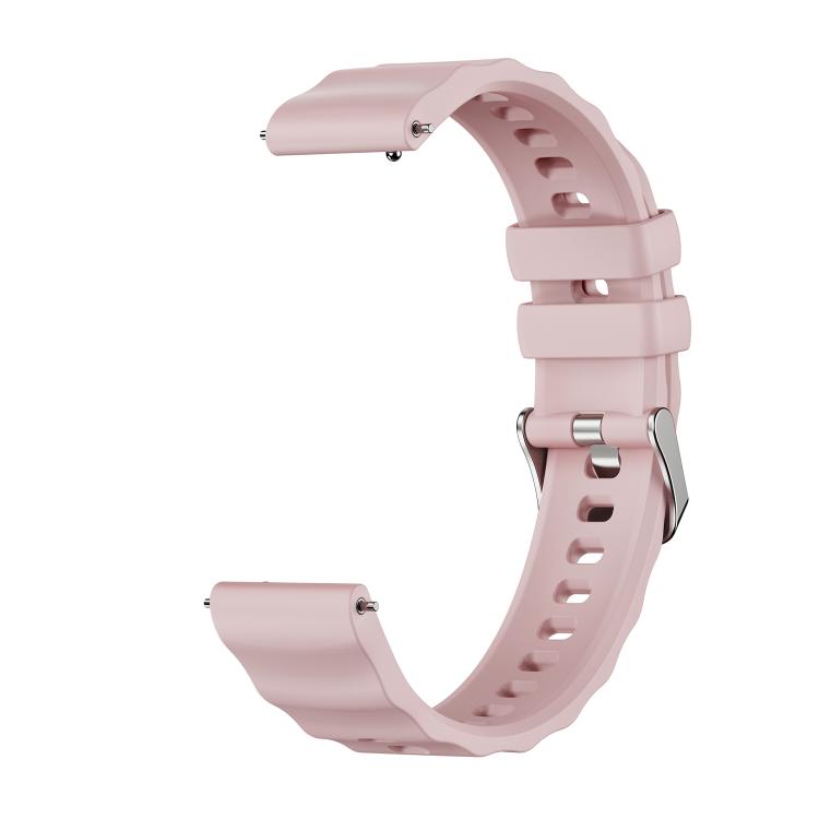 For Huawei Watch GT 6 41mm Press Button Quick Release Silver Buckle Solid Color Silicone Watch Band