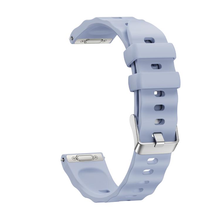 For Huawei Watch GT 6 41mm Press Button Quick Release Silver Buckle Solid Color Silicone Watch Band