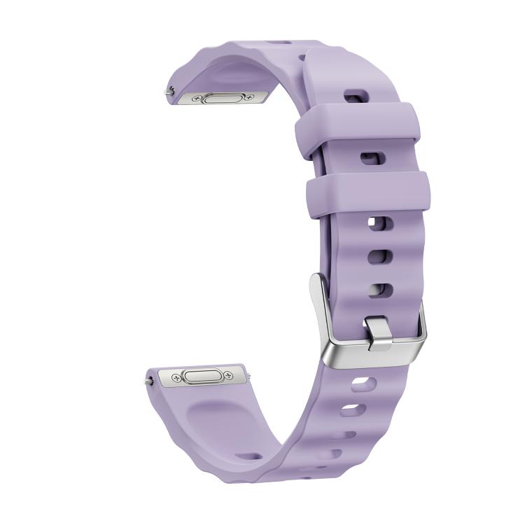 For Huawei Watch GT 6 41mm Press Button Quick Release Silver Buckle Solid Color Silicone Watch Band