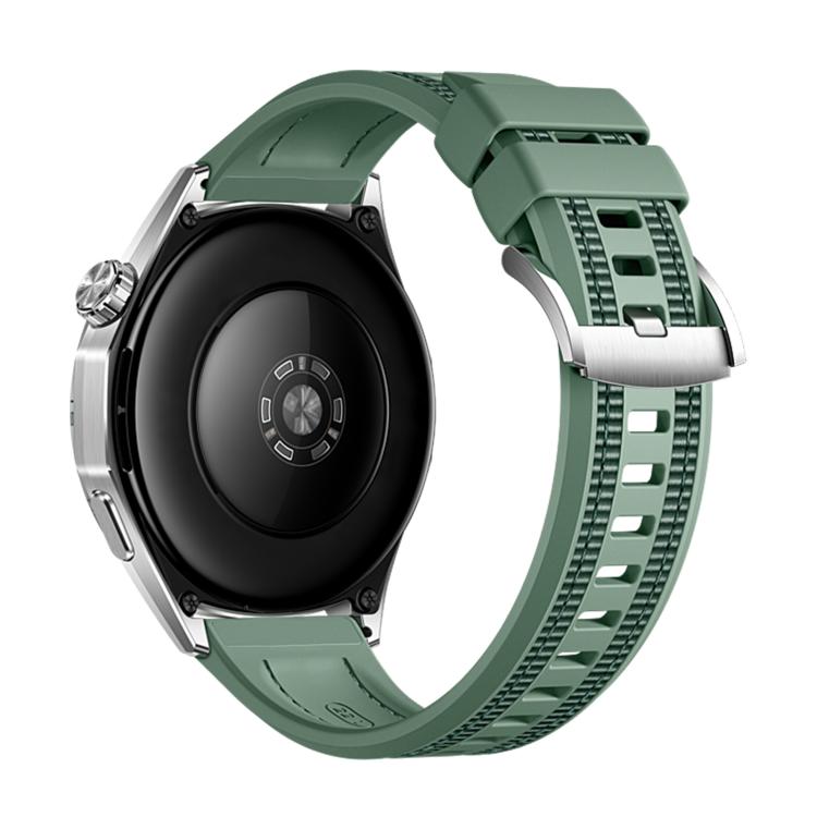 For Huawei Watch GT 6 46mm Braid Nylon Hybrid Silicone Watch Band