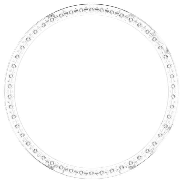 For Huawei Watch GT 6 41mm Single Row Diamond Half Coverage Hollow PC Watch Protective Cover