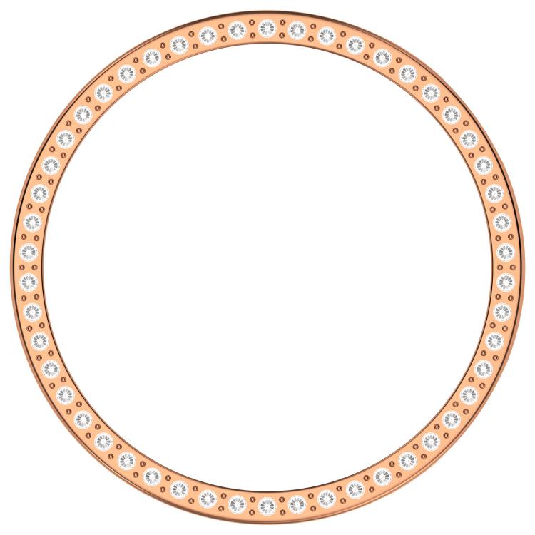 For Huawei Watch GT 6 41mm Single Row Diamond Half Coverage Hollow PC Watch Protective Cover