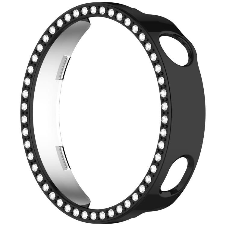 For Huawei Watch GT 6 41mm Single Row Diamond Half Coverage Hollow PC Watch Protective Cover