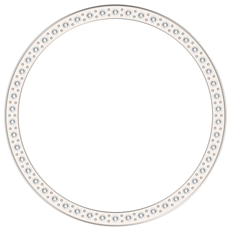 For Huawei Watch GT 6 41mm Single Row Diamond Half Coverage Hollow PC Watch Protective Cover