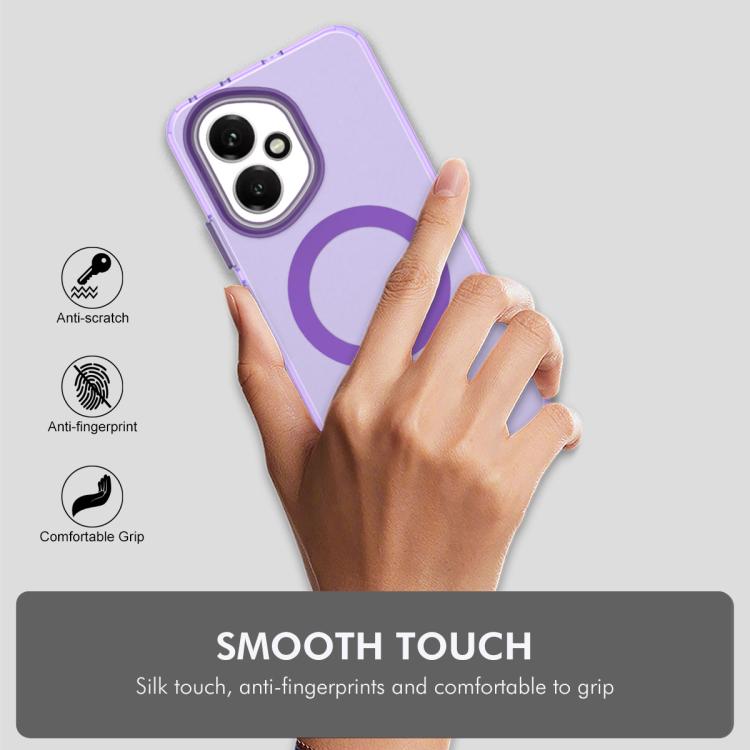 For Honor 400 Global 156.5mm ENKAY Hat-Prince MagSafe Candy Color Phone Case with 9H Screen Film