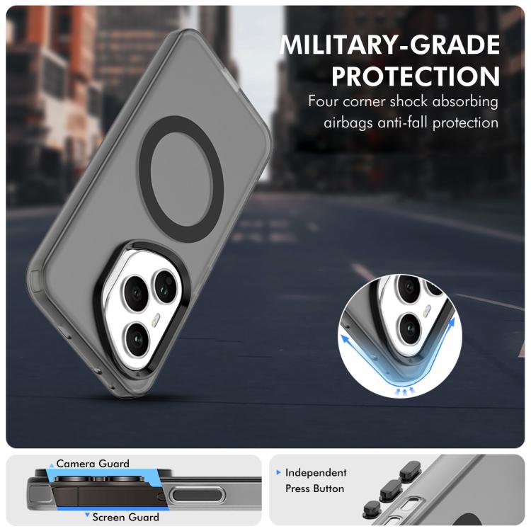 For Honor 400 Pro Global 160.8mm ENKAY Hat-Prince MagSafe Candy Color Phone Case with Soft Hydrogel Film