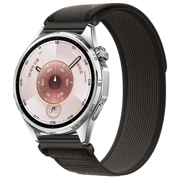 For Huawei Watch GT 6 46mm Wild Path Loop Nylon Hook and Loop Fastener Watch Band
