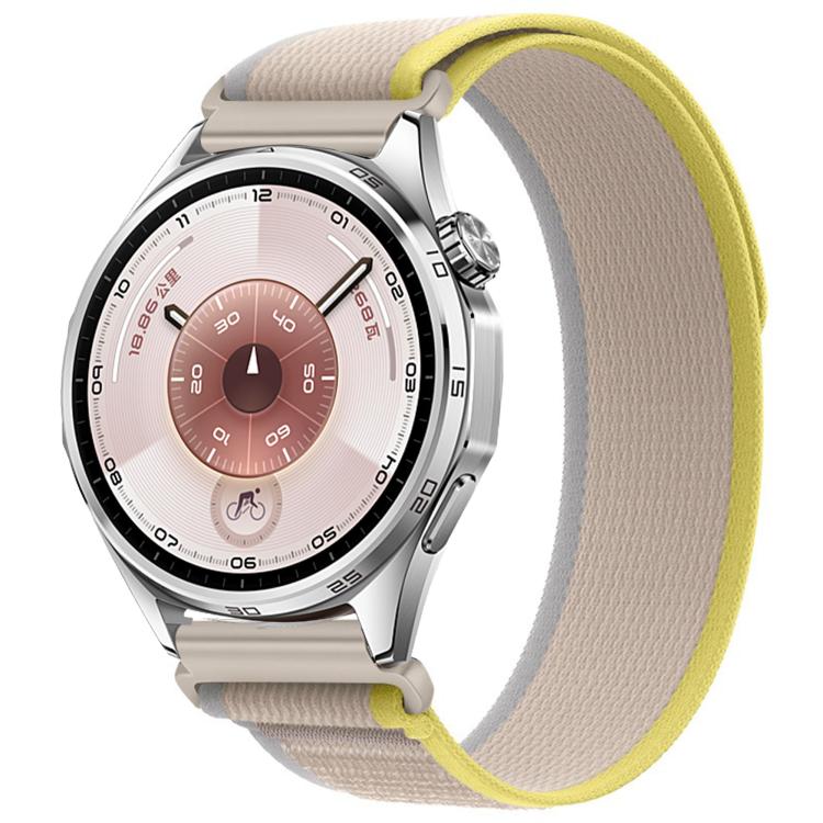 For Huawei Watch GT 6 46mm Wild Path Loop Nylon Hook and Loop Fastener Watch Band