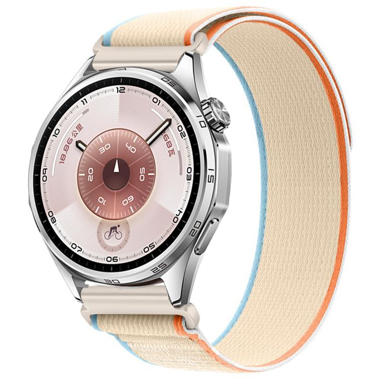 For Huawei Watch GT 6 46mm Wild Path Loop Nylon Hook and Loop Fastener Watch Band