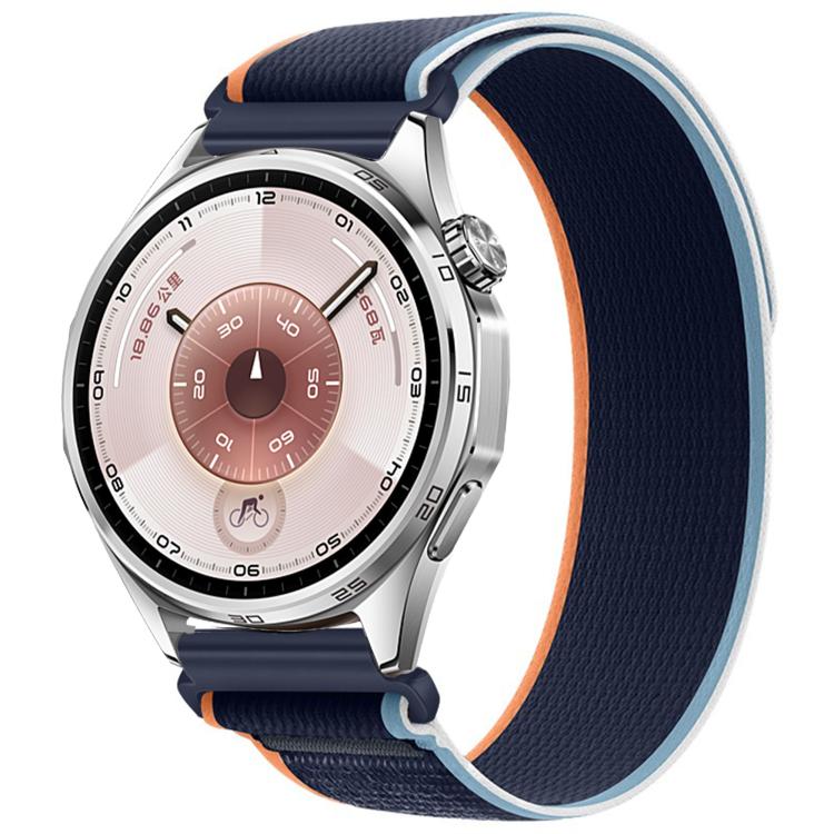 For Huawei Watch GT 6 46mm Wild Path Loop Nylon Hook and Loop Fastener Watch Band