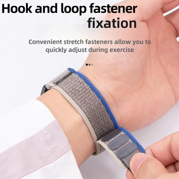 For Huawei Watch GT 6 46mm Wild Path Loop Nylon Hook and Loop Fastener Watch Band
