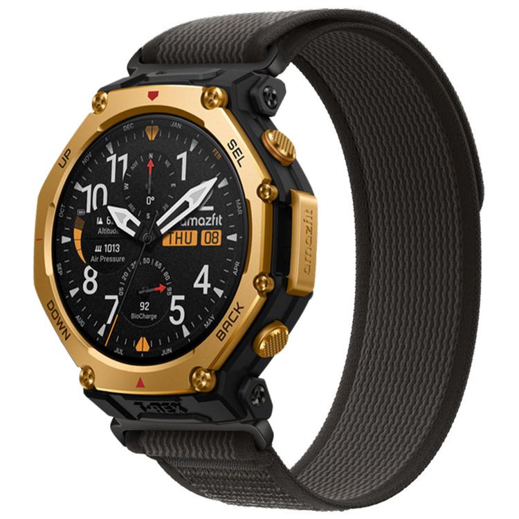 For Amazfit T-Rex 3 Pro 48mm Wild Path Loop Nylon Hook and Loop Fastener Watch Band