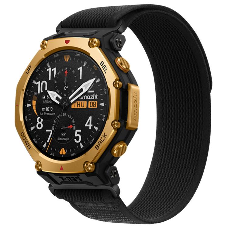 For Amazfit T-Rex 3 Pro 48mm Wild Path Loop Nylon Hook and Loop Fastener Watch Band