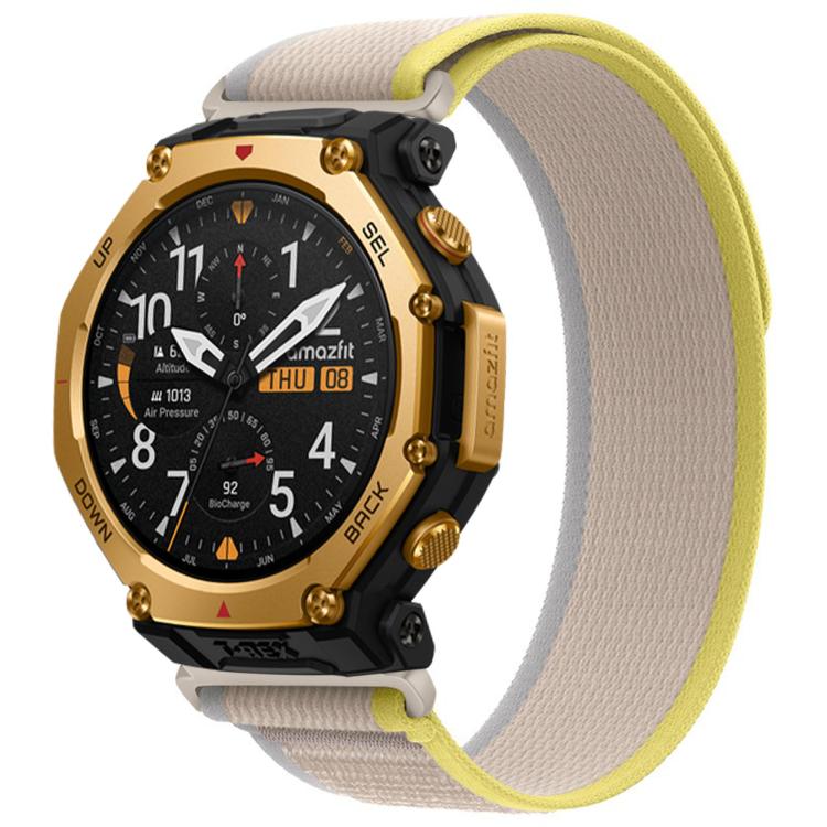 For Amazfit T-Rex 3 Pro 48mm Wild Path Loop Nylon Hook and Loop Fastener Watch Band