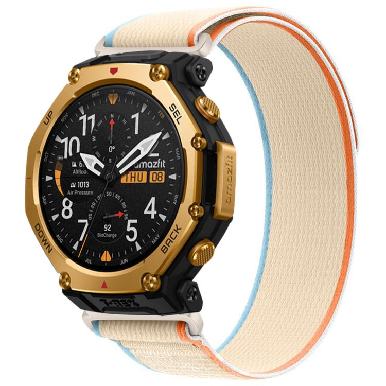 For Amazfit T-Rex 3 Pro 48mm Wild Path Loop Nylon Hook and Loop Fastener Watch Band