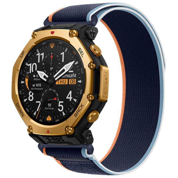 For Amazfit T-Rex 3 Pro 48mm Wild Path Loop Nylon Hook and Loop Fastener Watch Band