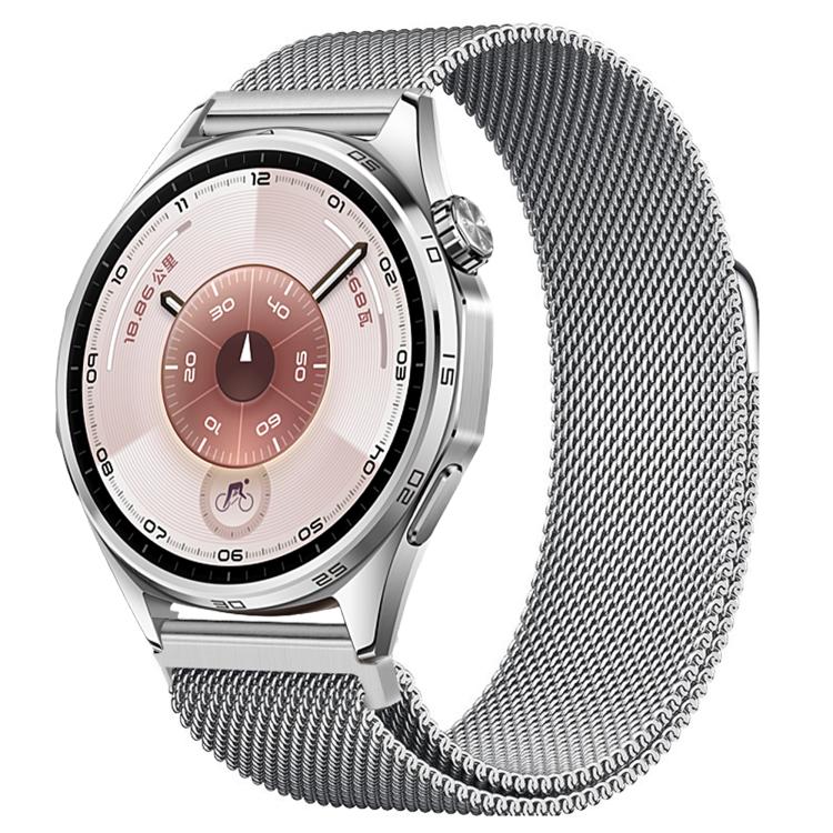 For Huawei Watch GT 6 46mm Milanese Magnetic Stainless Steel Watch Band