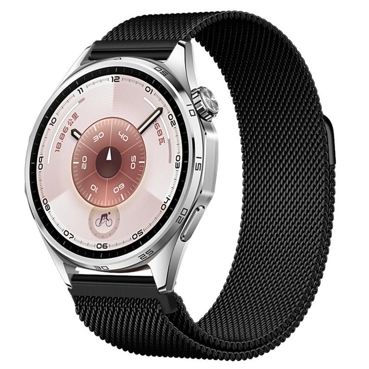 For Huawei Watch GT 6 46mm Milanese Magnetic Stainless Steel Watch Band