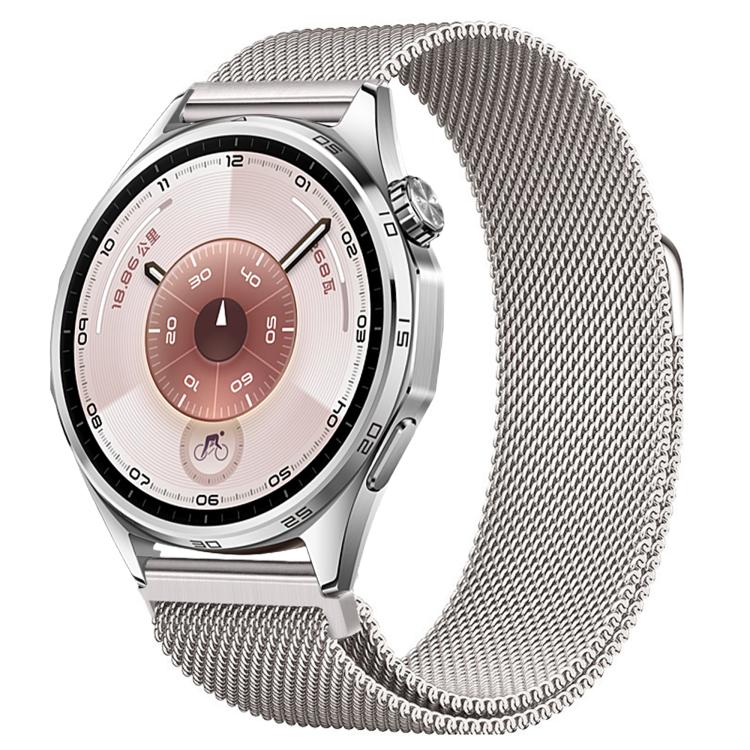For Huawei Watch GT 6 46mm Milanese Magnetic Stainless Steel Watch Band