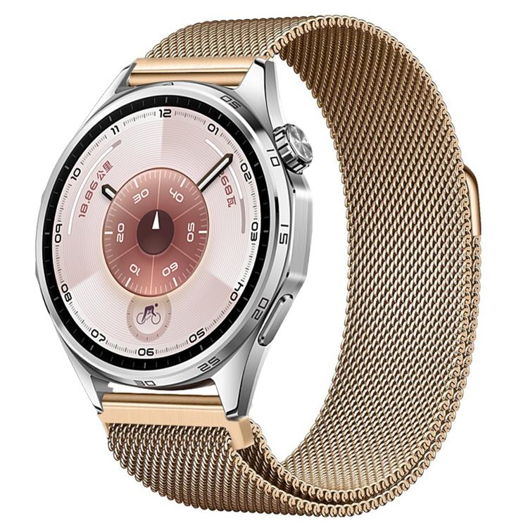 For Huawei Watch GT 6 46mm Milanese Magnetic Stainless Steel Watch Band
