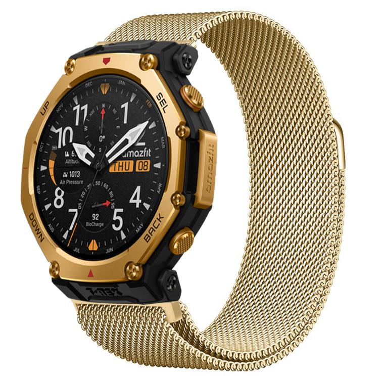 For Amazfit T-Rex 3 Pro 48mm Milanese Magnetic Stainless Steel Watch Band