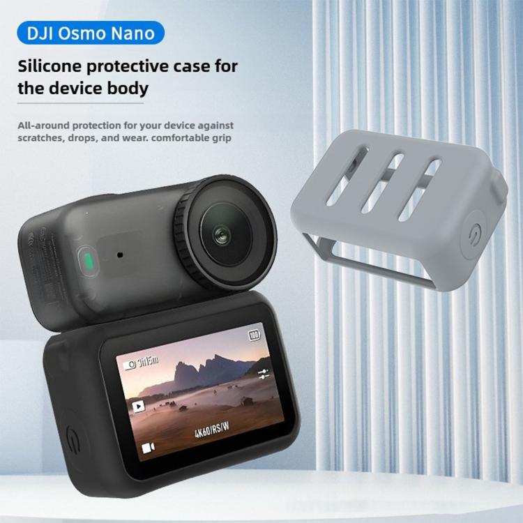 For DJI Osmo Nano Sports Camera Body Silicone Protective Cover