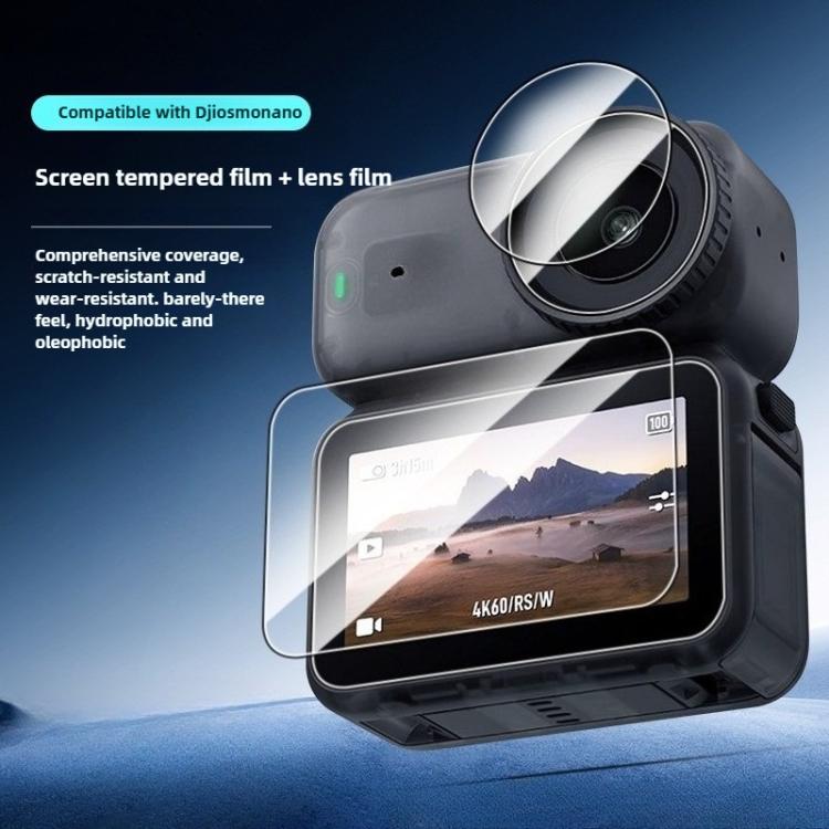 For DJI Osmo Nano HD Tempered Screen Protector with Lens Film