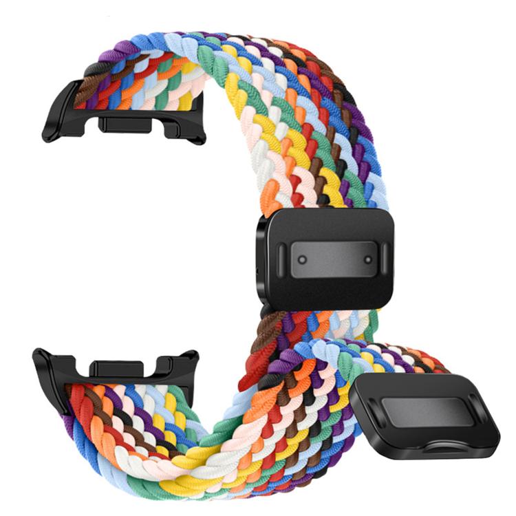 For Samsung Galaxy Watch8 / Watch8 Classic Magnetic Snap Elastic Nylon Braided Watch Band
