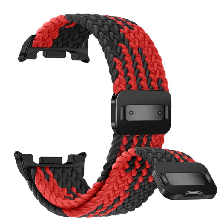 For Samsung Galaxy Watch8 / Watch8 Classic Magnetic Snap Elastic Nylon Braided Watch Band