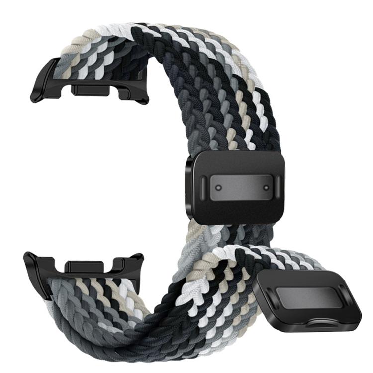 For Samsung Galaxy Watch8 / Watch8 Classic Magnetic Snap Elastic Nylon Braided Watch Band