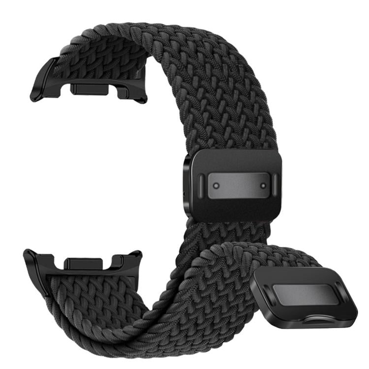 For Samsung Galaxy Watch8 / Watch8 Classic Magnetic Snap Elastic Nylon Braided Watch Band