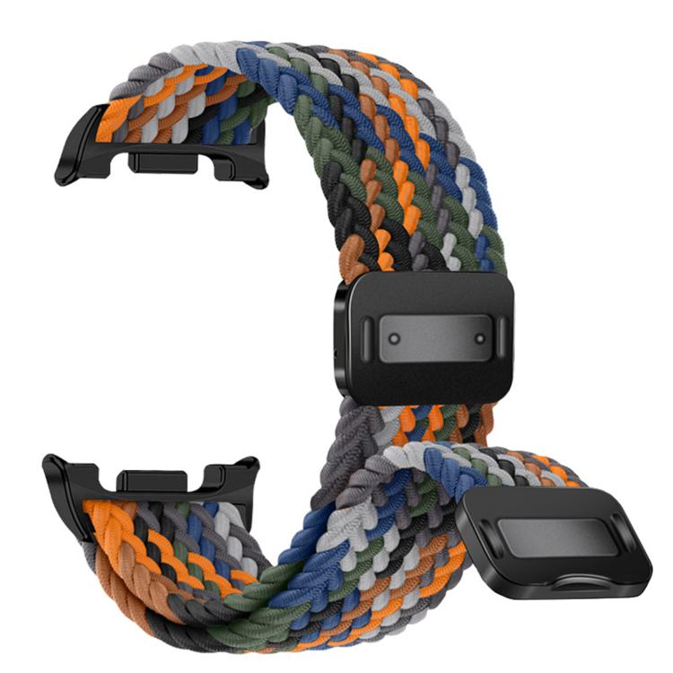 For Samsung Galaxy Watch8 / Watch8 Classic Magnetic Snap Elastic Nylon Braided Watch Band