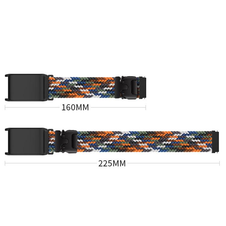 For WHOOP 5.0 Parachute Buckle Elastic Nylon Braided Watch Band