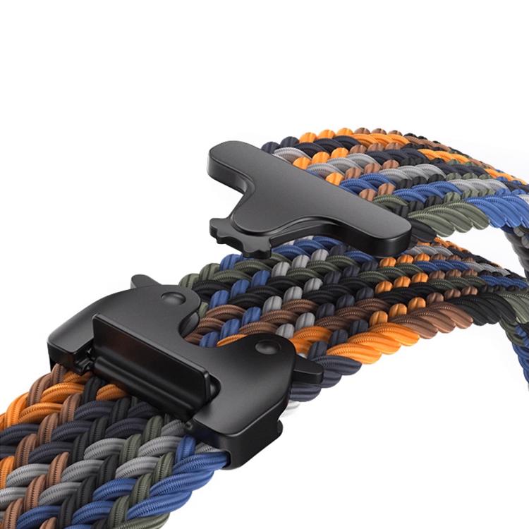 For WHOOP 5.0 Parachute Buckle Elastic Nylon Braided Watch Band