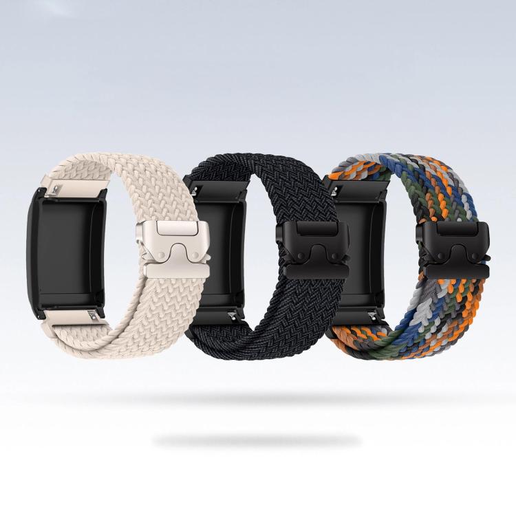 For WHOOP 5.0 Parachute Buckle Elastic Nylon Braided Watch Band
