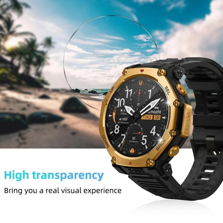 For Amazfit T-Rex 3 Pro 48mm HD Tempered Glass Watch Screen Protector Film