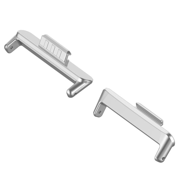 For Huawei Watch Fit4 / Fit4 Pro  1 Pair 20mm Stainless Steel Metal Tip Link Bracelet Connectors