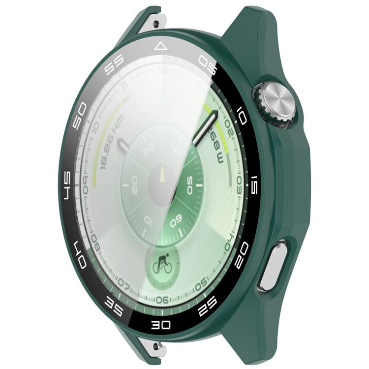 For Huawei Watch GT 6 46mm Scale Style Tempered Glass Film Integrated PC Watch Cover