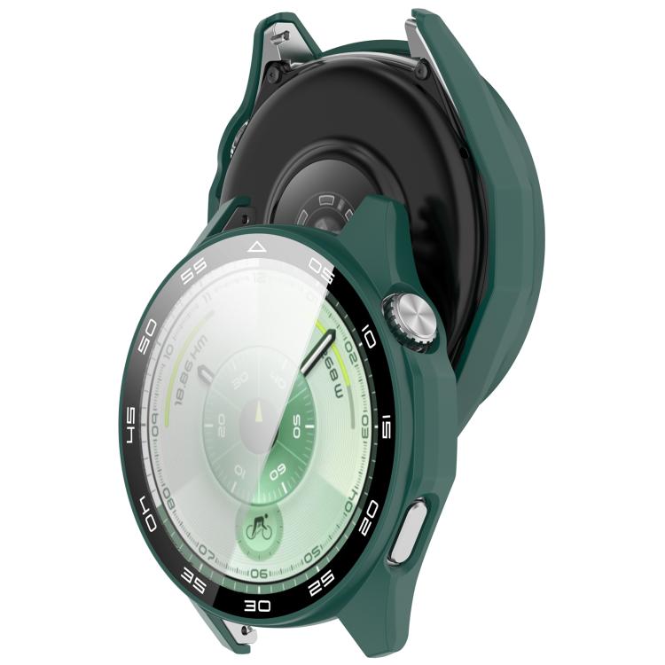For Huawei Watch GT 6 46mm Scale Style Tempered Glass Film Integrated PC Watch Cover