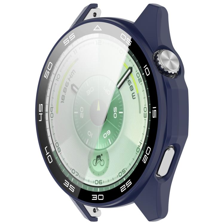 For Huawei Watch GT 6 46mm Scale Style Tempered Glass Film Integrated PC Watch Cover