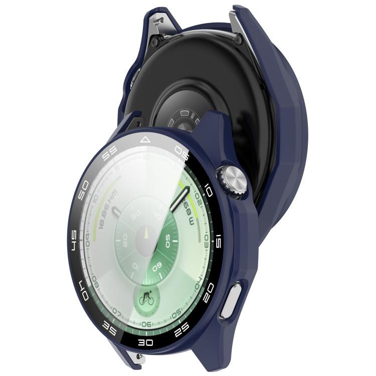 For Huawei Watch GT 6 46mm Scale Style Tempered Glass Film Integrated PC Watch Cover