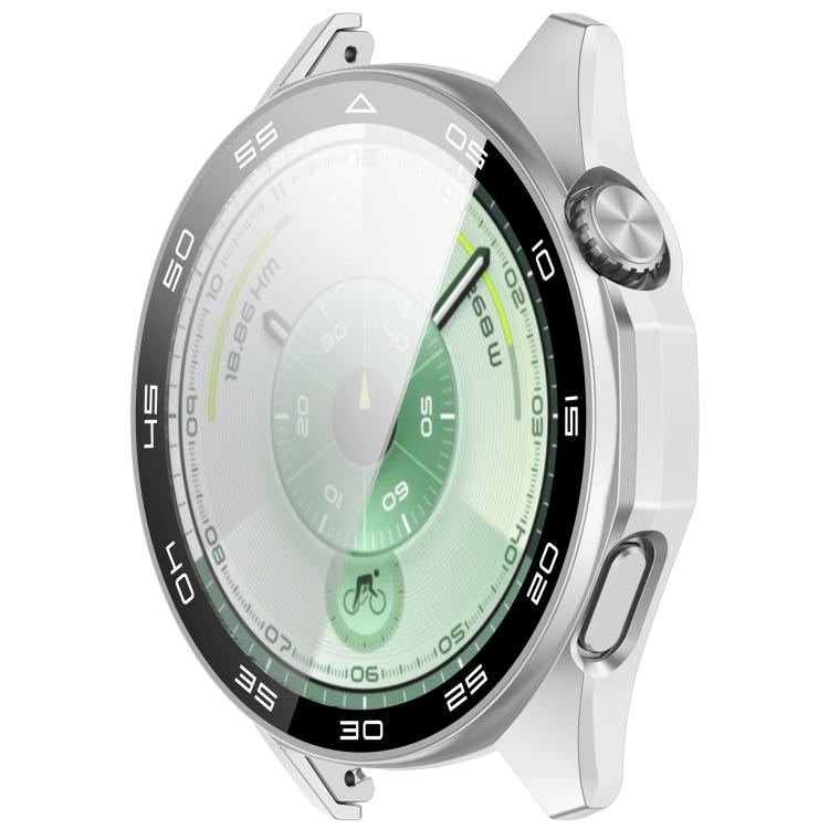 For Huawei Watch GT 6 46mm Scale Style Tempered Glass Film Integrated PC Watch Cover