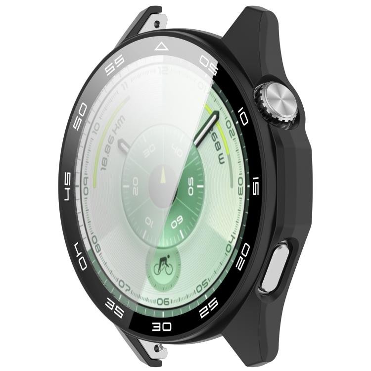 For Huawei Watch GT 6 46mm Scale Style Tempered Glass Film Integrated PC Watch Cover