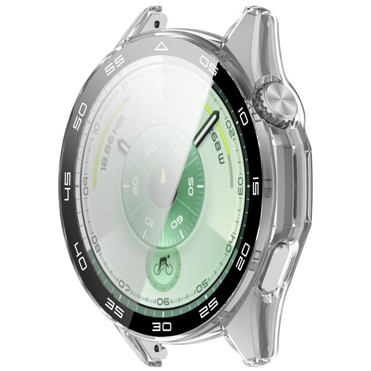 For Huawei Watch GT 6 46mm Scale Style Tempered Glass Film Integrated PC Watch Cover